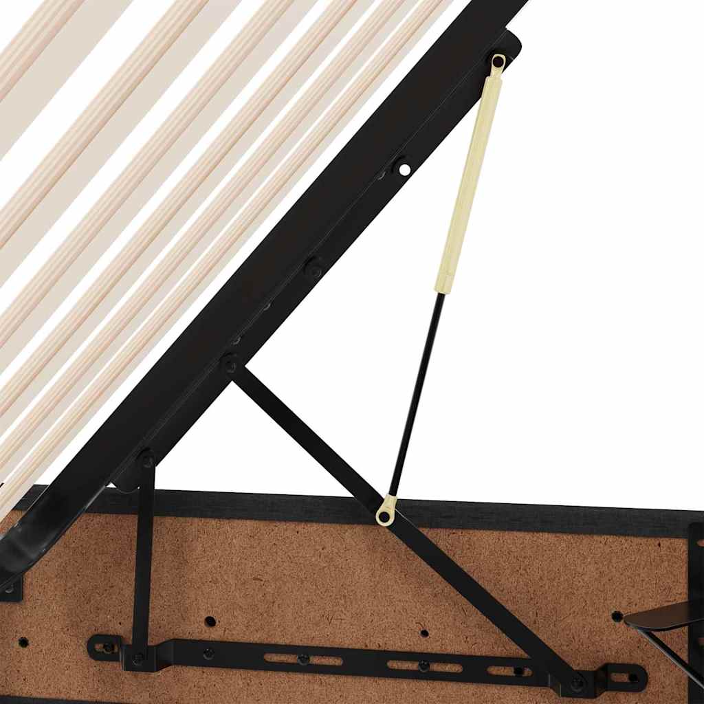 Lit Avec Rangement Et Matelas Polyester