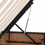 Lit Avec Rangement Et Matelas Polyester