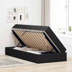 Lit Avec Rangement Et Matelas Polyester