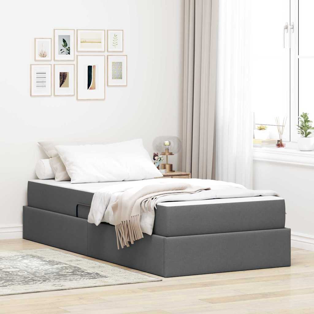 Lit Avec Rangement Et Matelas Polyester