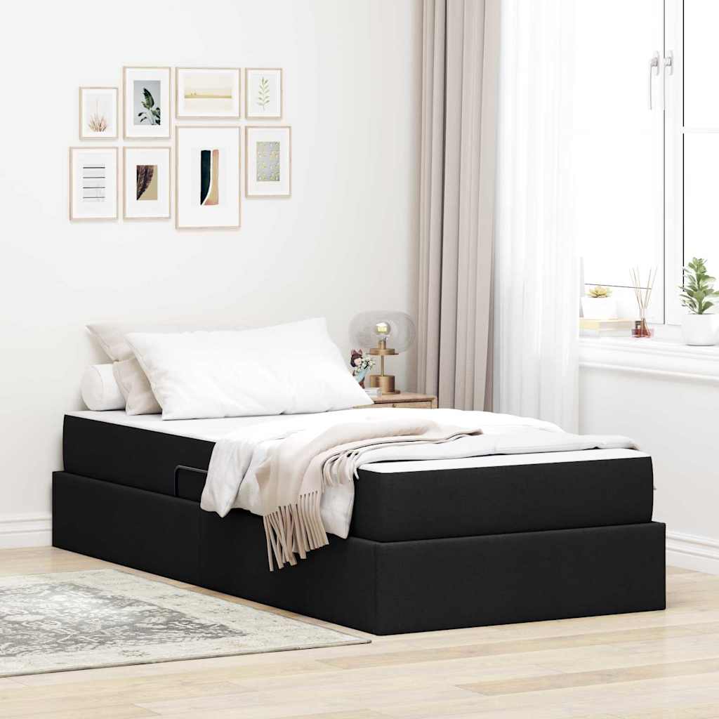 Lit Avec Rangement Et Matelas Polyester