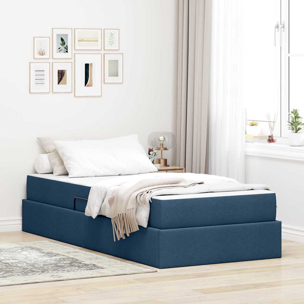 Lit Avec Rangement Et Matelas Polyester