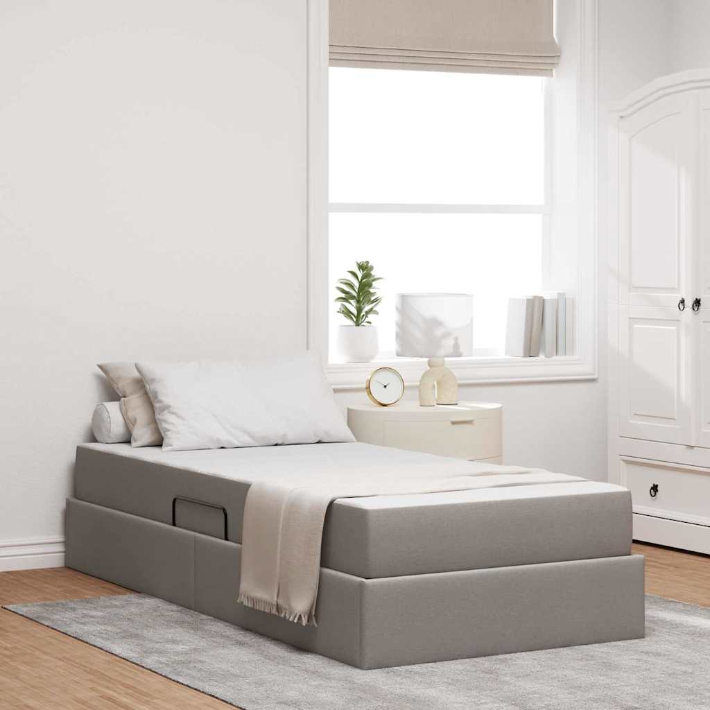 Lit Avec Rangement Et Matelas Polyester