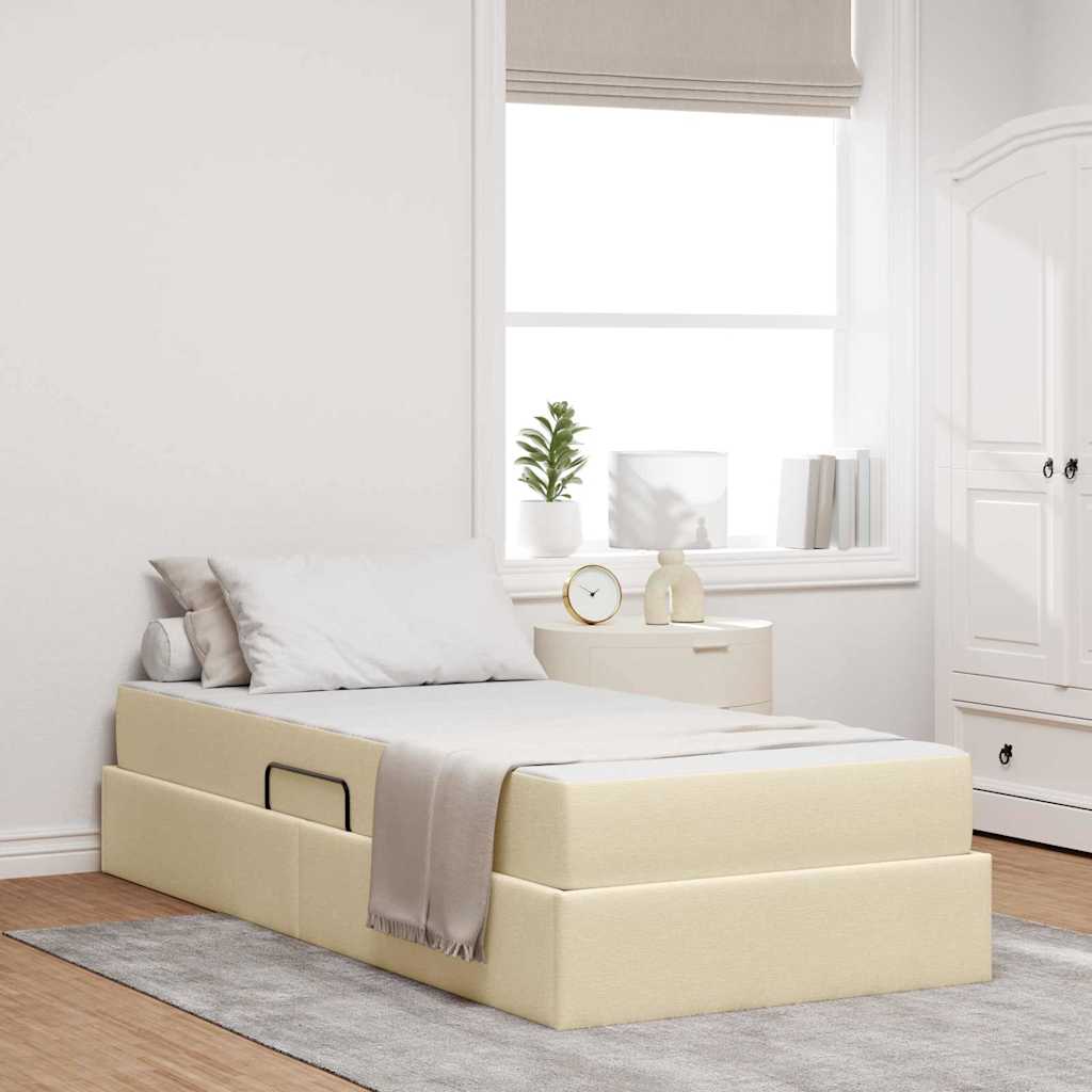 Lit Avec Rangement Et Matelas Polyester