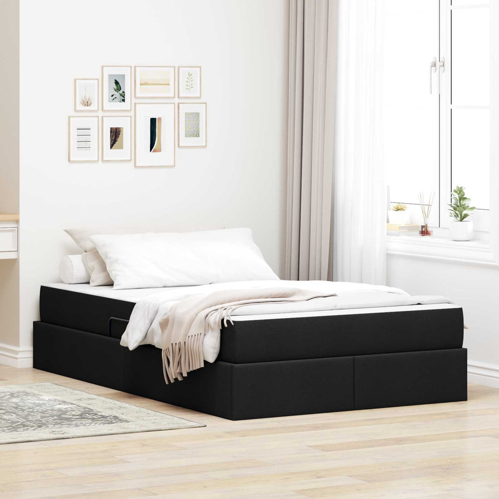 Lit Avec Rangement Et Matelas Polyester