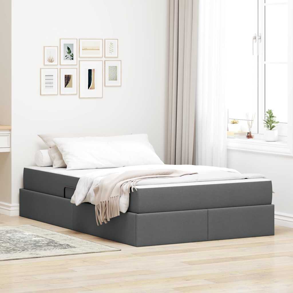 Lit Avec Rangement Et Matelas Polyester