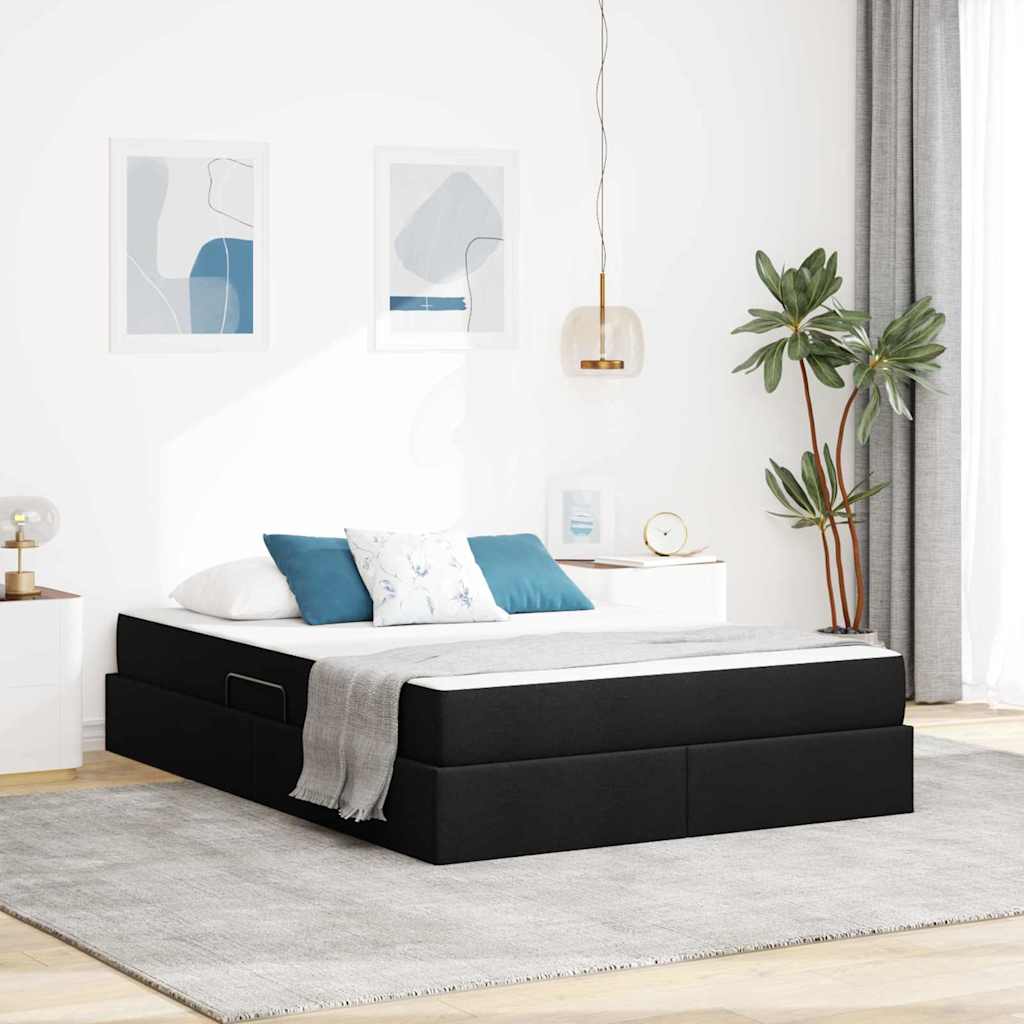 Lit Avec Rangement Et Matelas Polyester