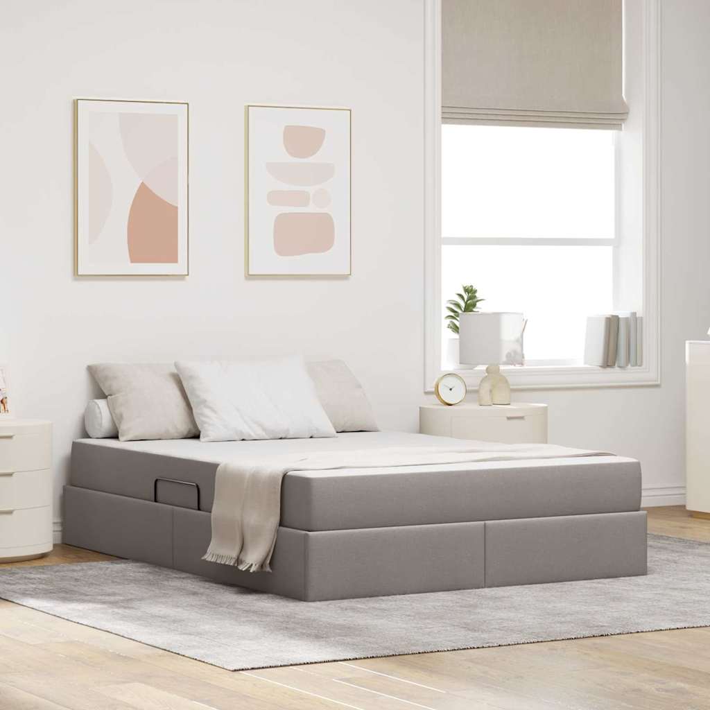 Lit Avec Rangement Et Matelas Polyester