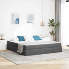 Lit Avec Rangement Et Matelas Polyester