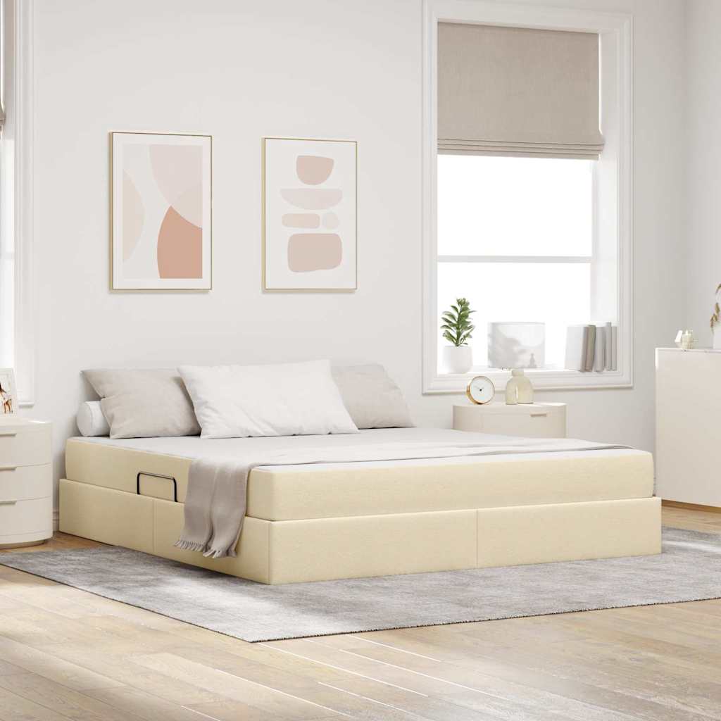 Lit Avec Rangement Et Matelas Polyester