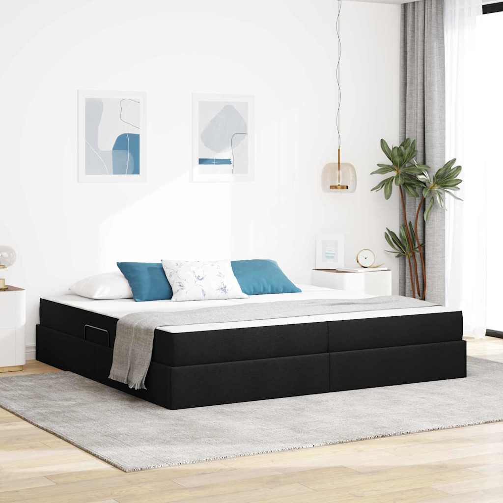 Lit Avec Rangement Et Matelas Polyester
