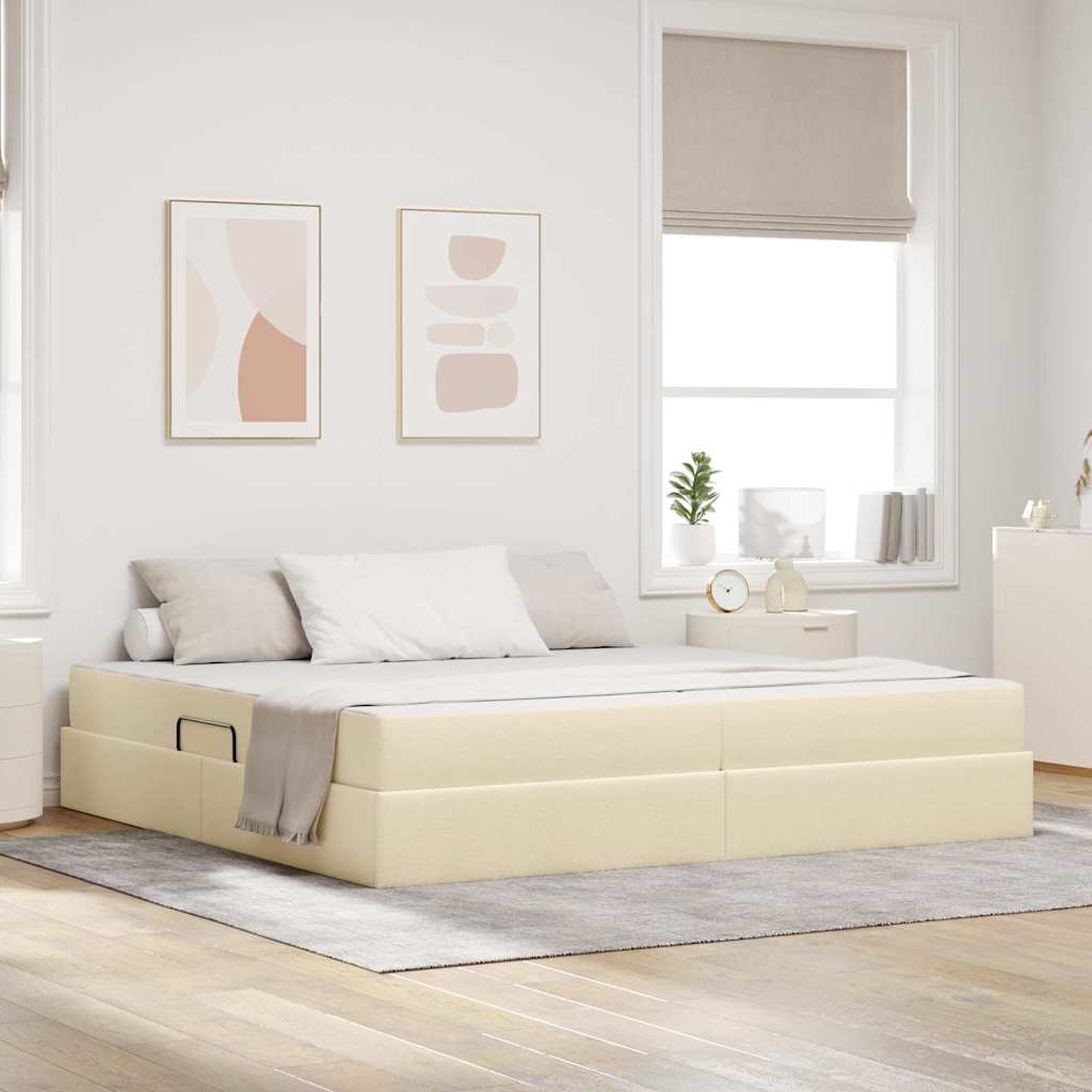 Lit Avec Rangement Et Matelas Polyester