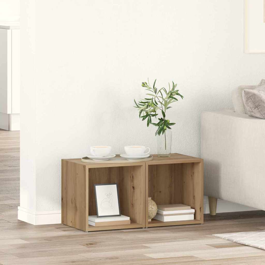 Meubles Tv 4 Pcs 37X35X37 Cm Bois D’ingénierie