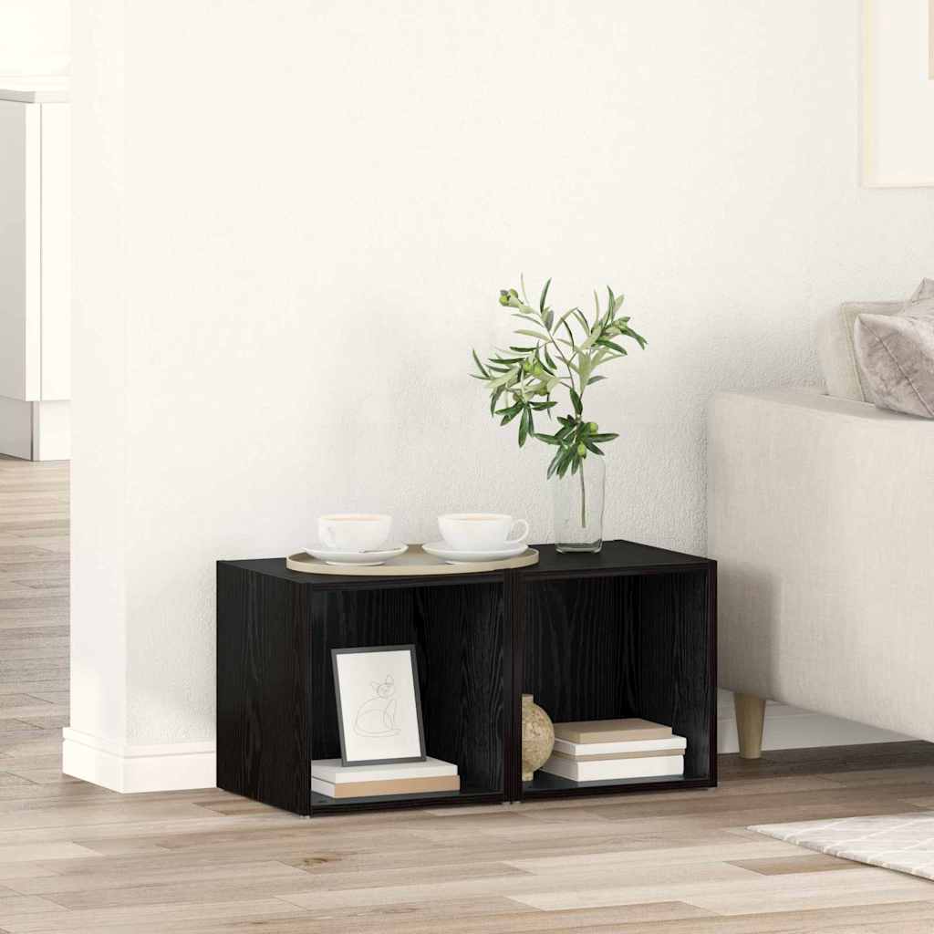 Meubles Tv 4 Pcs 37X35X37 Cm Bois D’ingénierie