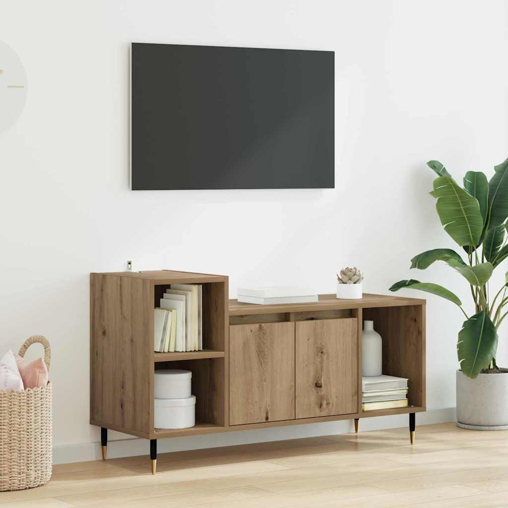 Meuble Tv 100 X 35 X 55 Cm Bois D'ingénierie