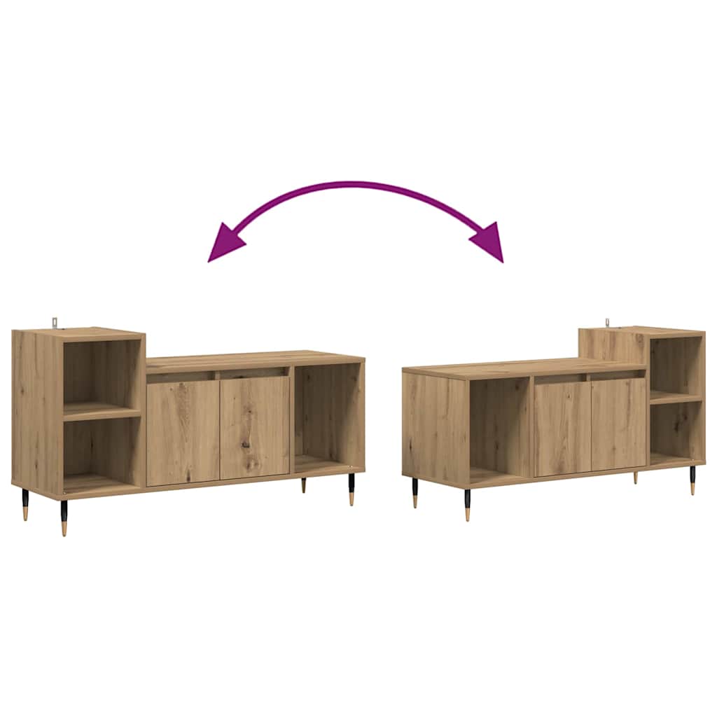 Meuble Tv 100 X 35 X 55 Cm Bois D'ingénierie