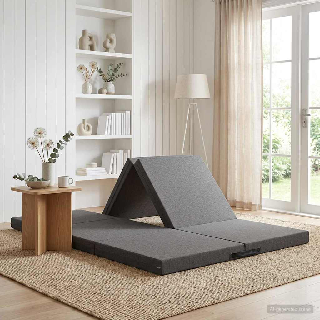 Canapé-Lit Pliable 140 X 67 X 15 Cm