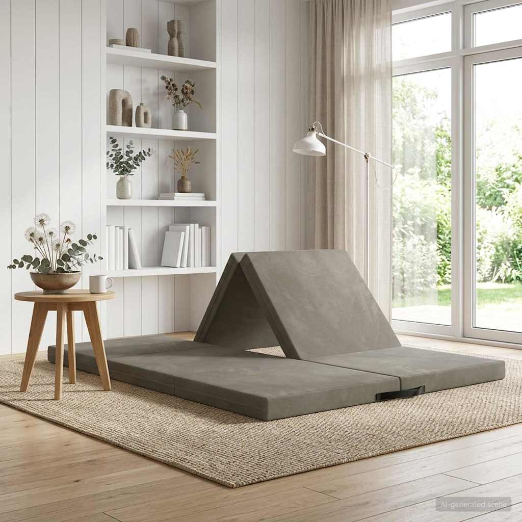 Canapé-Lit Pliable 140 X 67 X 15 Cm