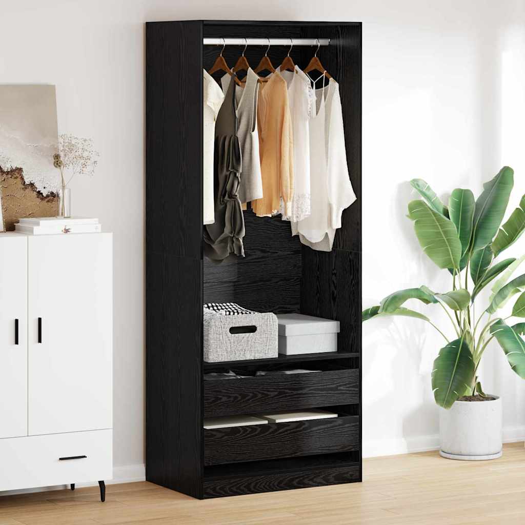 Armoire Bois D'ingénierie Chêne Noir