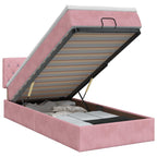 Cadre De Lit Ottoman Avec Matelas Velours