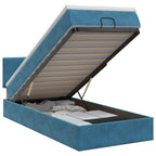 Cadre De Lit Ottoman Avec Matelas Velours