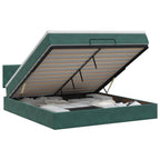 Cadre De Lit Ottoman Avec Matelas Velours