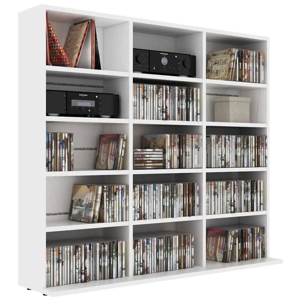 Armoire À Cd 100X23X89,5 Cm Bois Robuste - www.minichezmoi.com