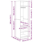 Armoire Bois D'ingénierie Chêne Artisanal - www.minichezmoi.com