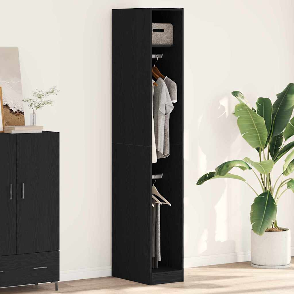 Armoire Bois Robuste Chêne Noir - www.minichezmoi.com