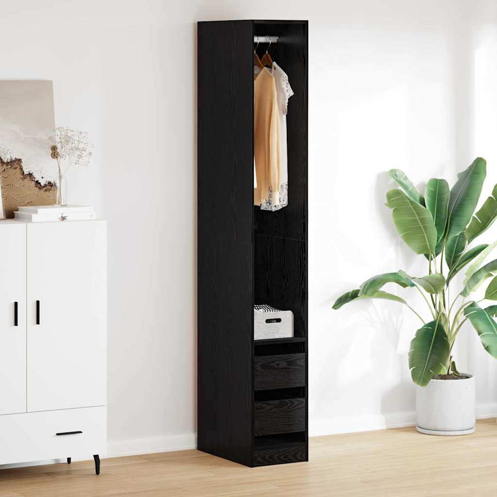 Armoire Bois Robuste Chêne Noir - www.minichezmoi.com