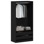 Armoire Bois Robuste Chêne Noir - www.minichezmoi.com