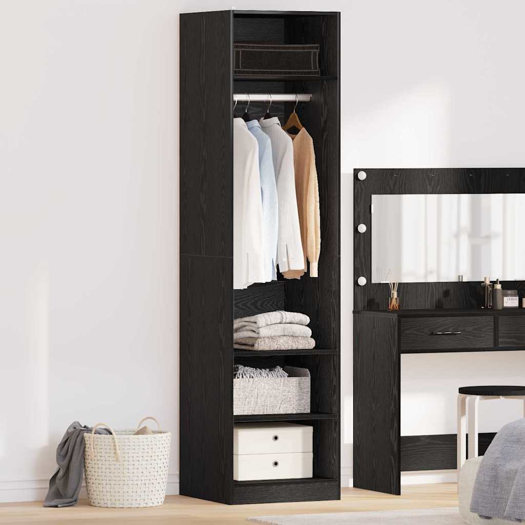 Armoire Bois Robuste Chêne Noir - www.minichezmoi.com