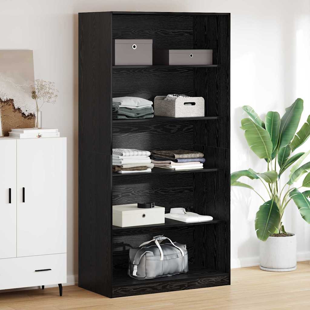 Armoire Bois Robuste Chêne Noir - www.minichezmoi.com