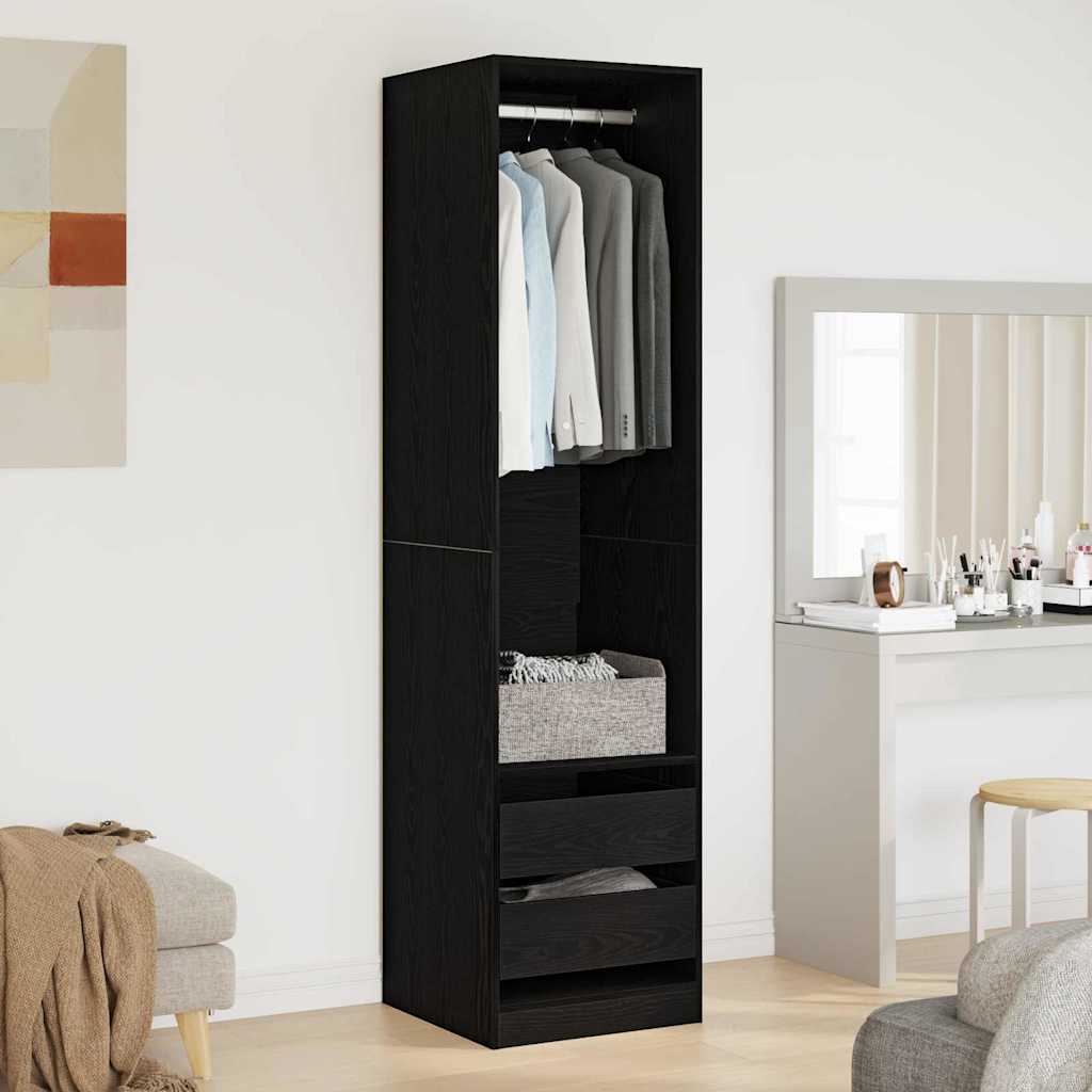 Armoire Bois Robuste Chêne Noir - www.minichezmoi.com