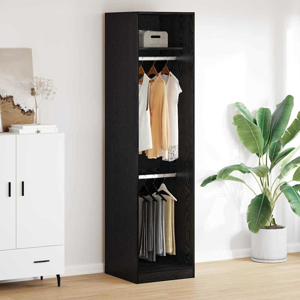 Armoire Bois Robuste Chêne Noir - www.minichezmoi.com