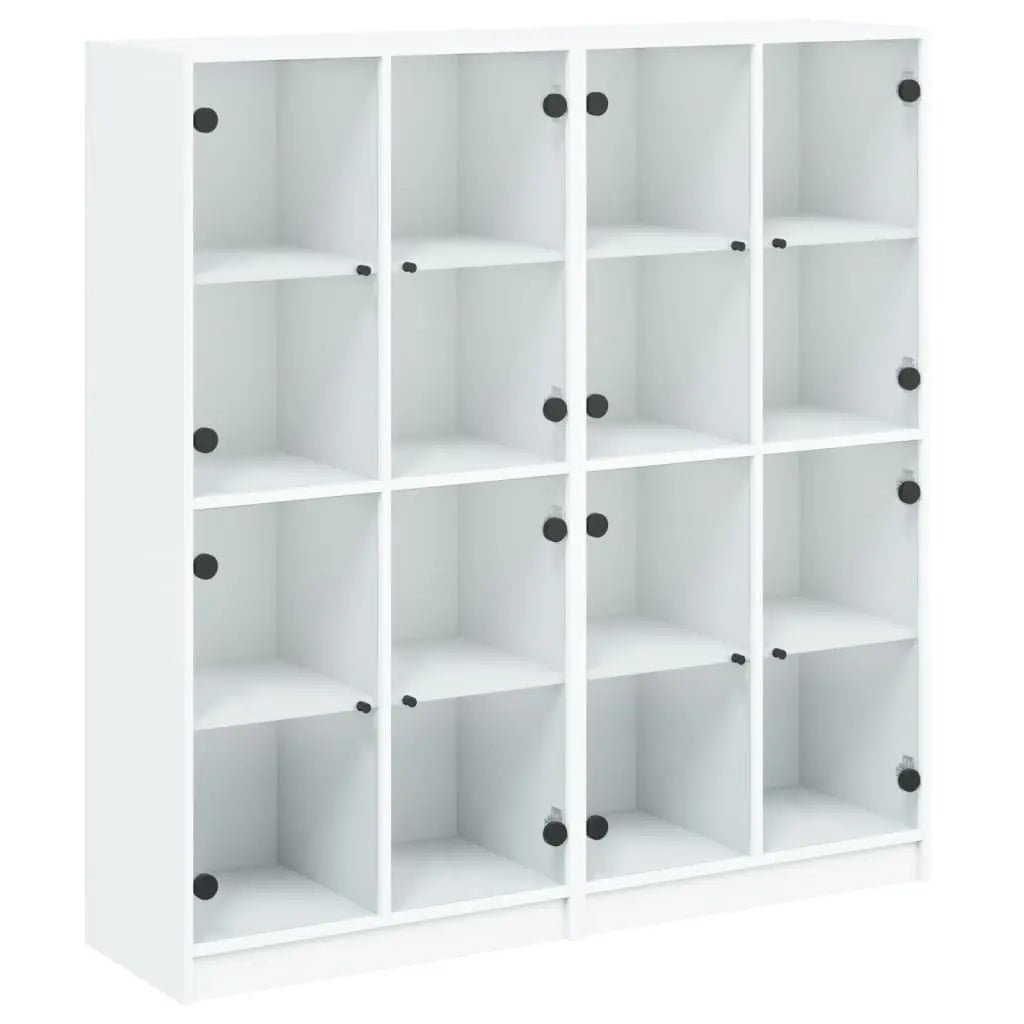 Bibliothèque Avec Portes 136X37X142 Cm Bois Robuste - www.minichezmoi.com