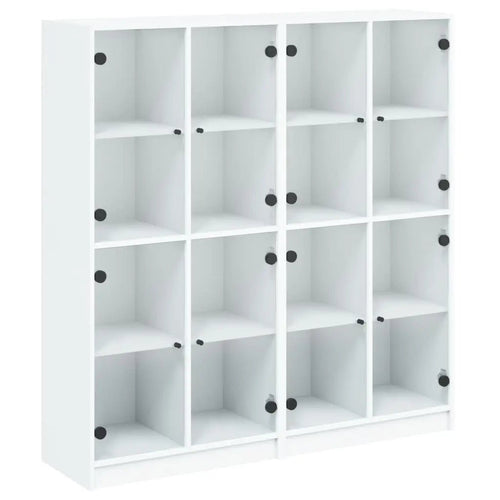 Bibliothèque Avec Portes 136X37X142 Cm Bois Robuste - www.minichezmoi.com