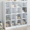 Bibliothèque Avec Portes 136X37X142 Cm Bois Robuste - www.minichezmoi.com