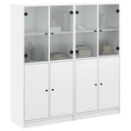 Bibliothèque Avec Portes 136X37X142 Cm Bois Robuste - www.minichezmoi.com