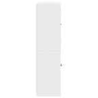 Bibliothèque Avec Portes 136X37X142 Cm Bois Robuste - www.minichezmoi.com