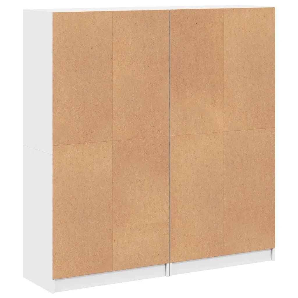 Bibliothèque Avec Portes 136X37X142 Cm Bois Robuste - www.minichezmoi.com