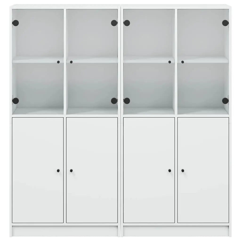 Bibliothèque Avec Portes 136X37X142 Cm Bois Robuste - www.minichezmoi.com