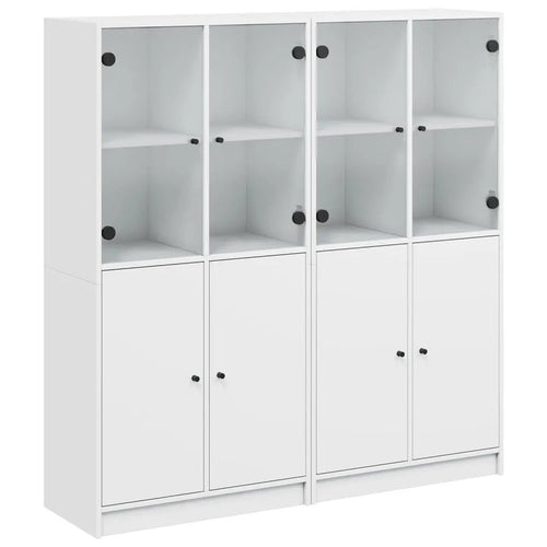 Bibliothèque Avec Portes 136X37X142 Cm Bois Robuste - www.minichezmoi.com