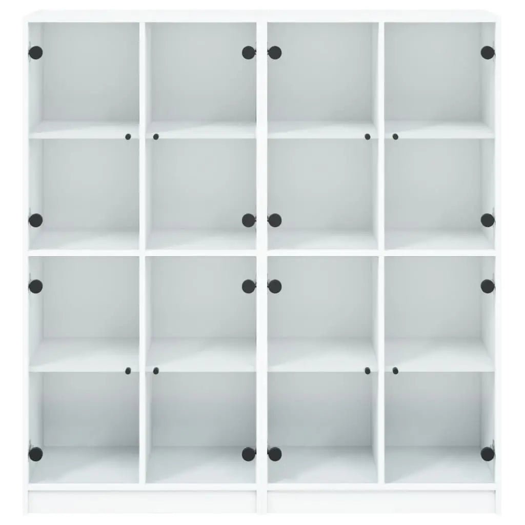 Bibliothèque Avec Portes 136X37X142 Cm Bois Robuste - www.minichezmoi.com