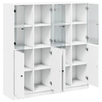 Bibliothèque Avec Portes 136X37X142 Cm Bois Robuste - www.minichezmoi.com