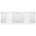 Bibliothèque Avec Portes 204X37X75 Cm Bois Robuste - www.minichezmoi.com