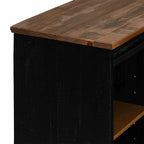 Buffet Halden Porte Coulissante 80X40X80 Cm Bois Massif - www.minichezmoi.com