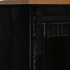 Buffet Halden Porte Coulissante 80X40X80 Cm Bois Massif - www.minichezmoi.com