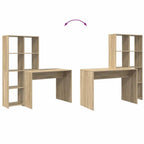 Bureau 138,5 X 55 X 143 Cm Bois Robuste - www.minichezmoi.com