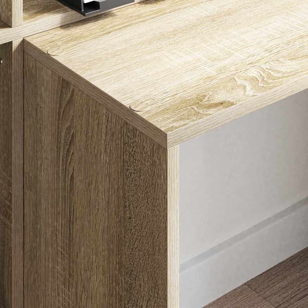 Bureau 138,5 X 55 X 143 Cm Bois Robuste - www.minichezmoi.com